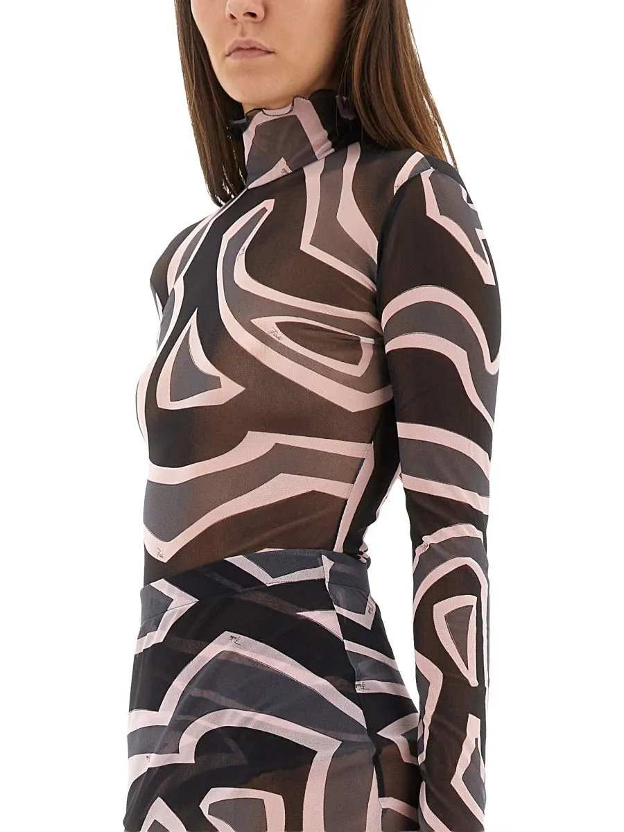 Labyrinth Print Top sold by Wanan Luxury product image thumbnail 4