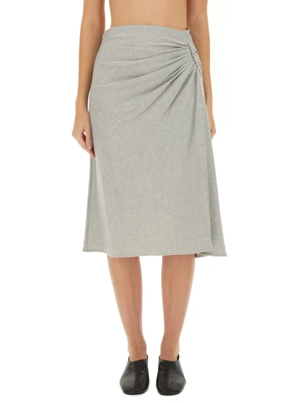 Draped "Hevira" Skirt made by Dries Van Noten