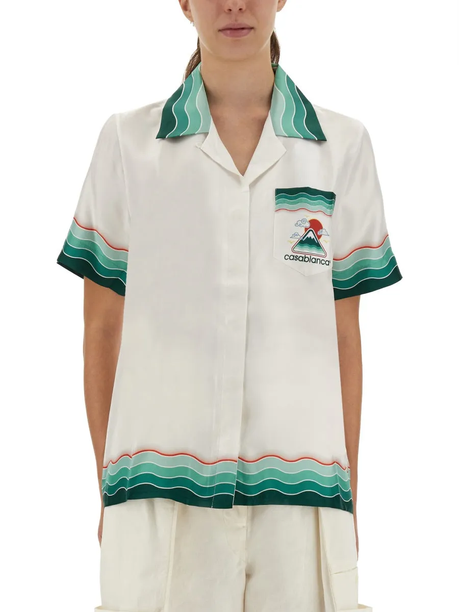 "Montagne Ondulée" Shirt sold by Wanan Luxury