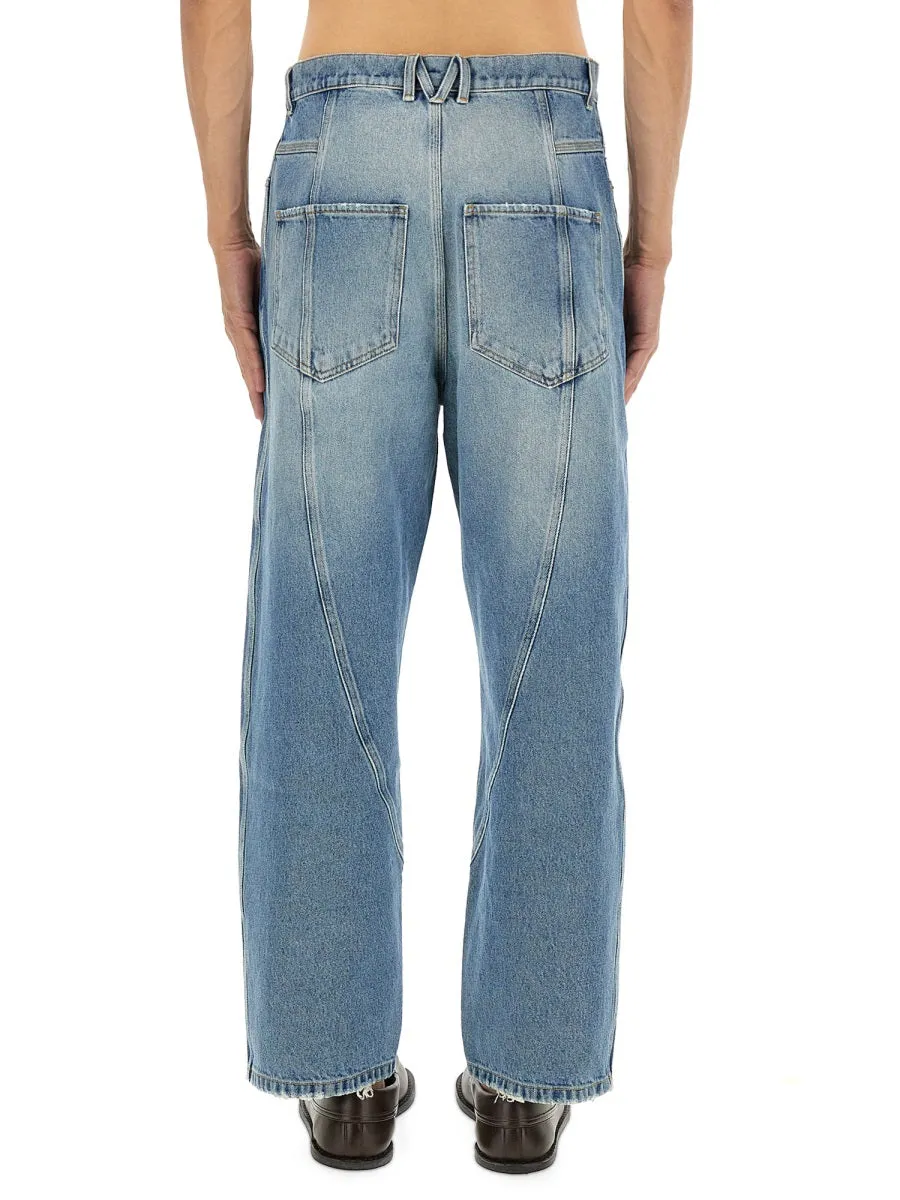 Cotton Denim Jeans sold by Wanan Luxury product image thumbnail 3