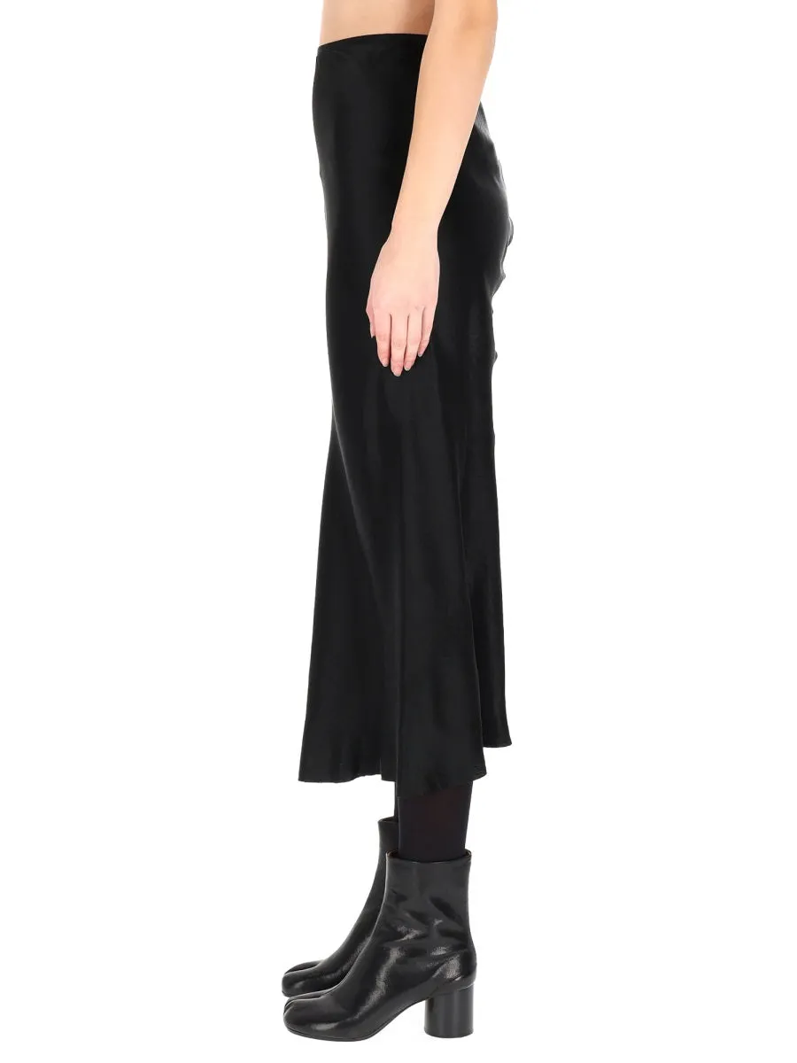 Satin Midi Skirt sold by Wanan Luxury product image thumbnail 3