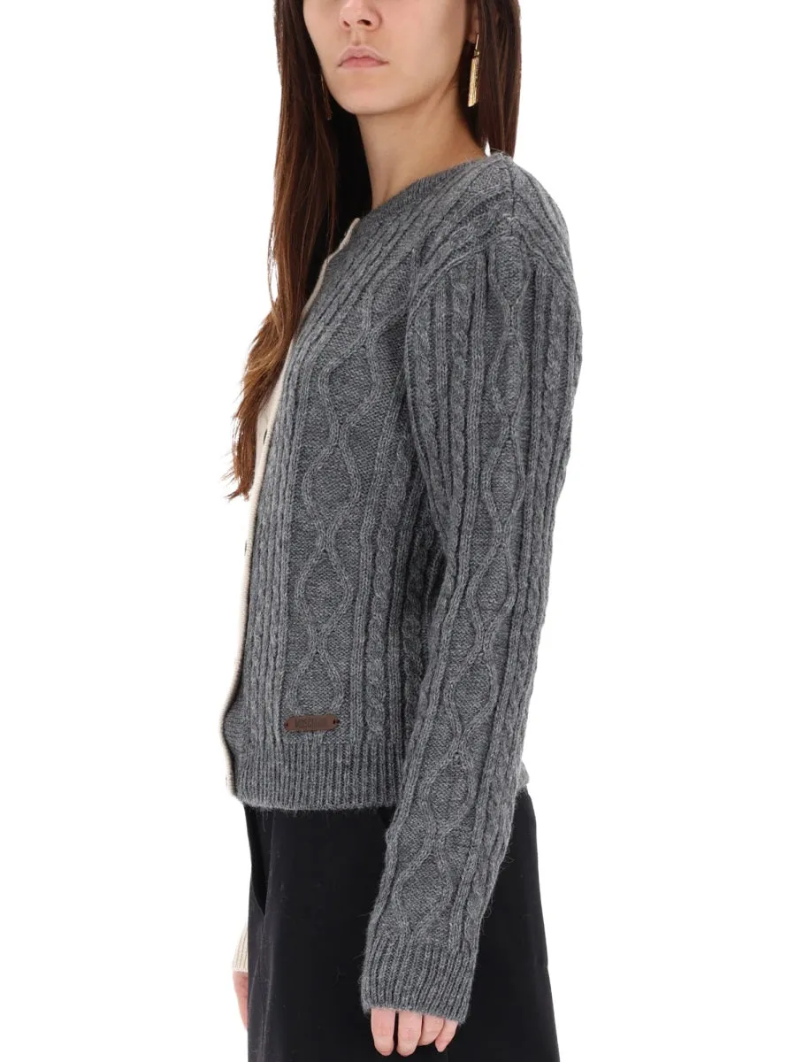 Two-Tone Cardigan sold by Wanan Luxury product image thumbnail 4