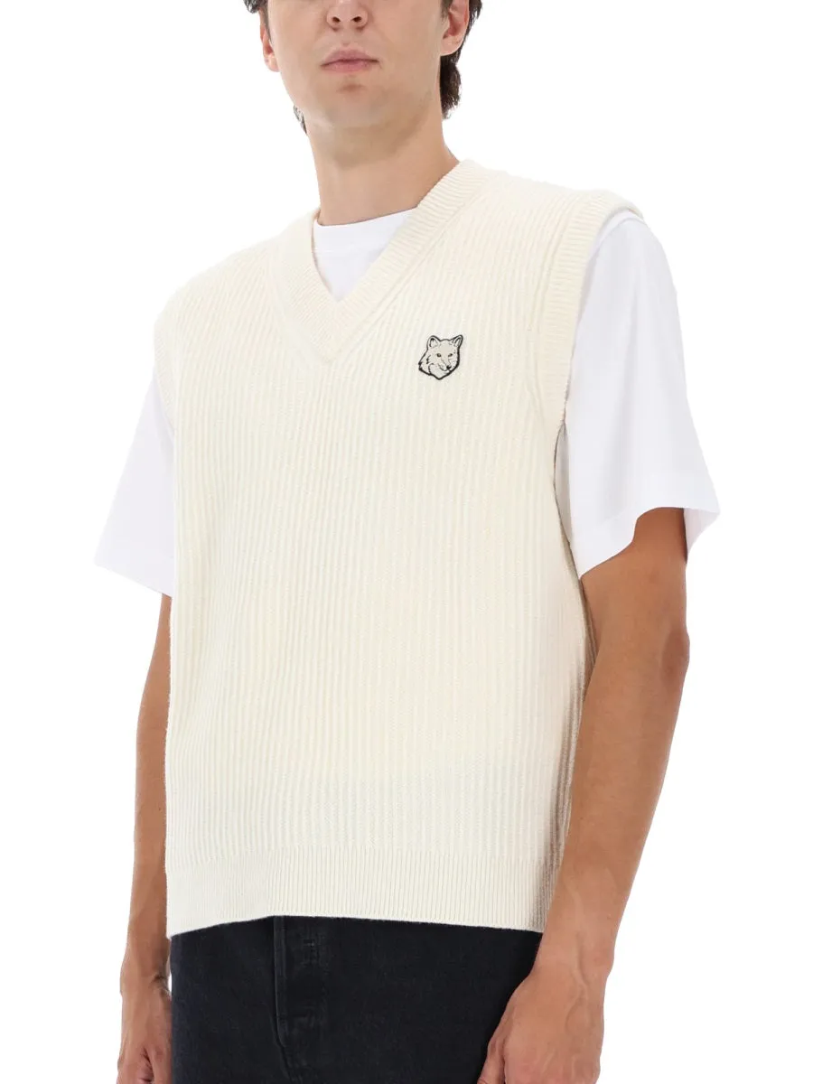 Ribbed Vest With Fox Patch sold by Wanan Luxury product image thumbnail 4