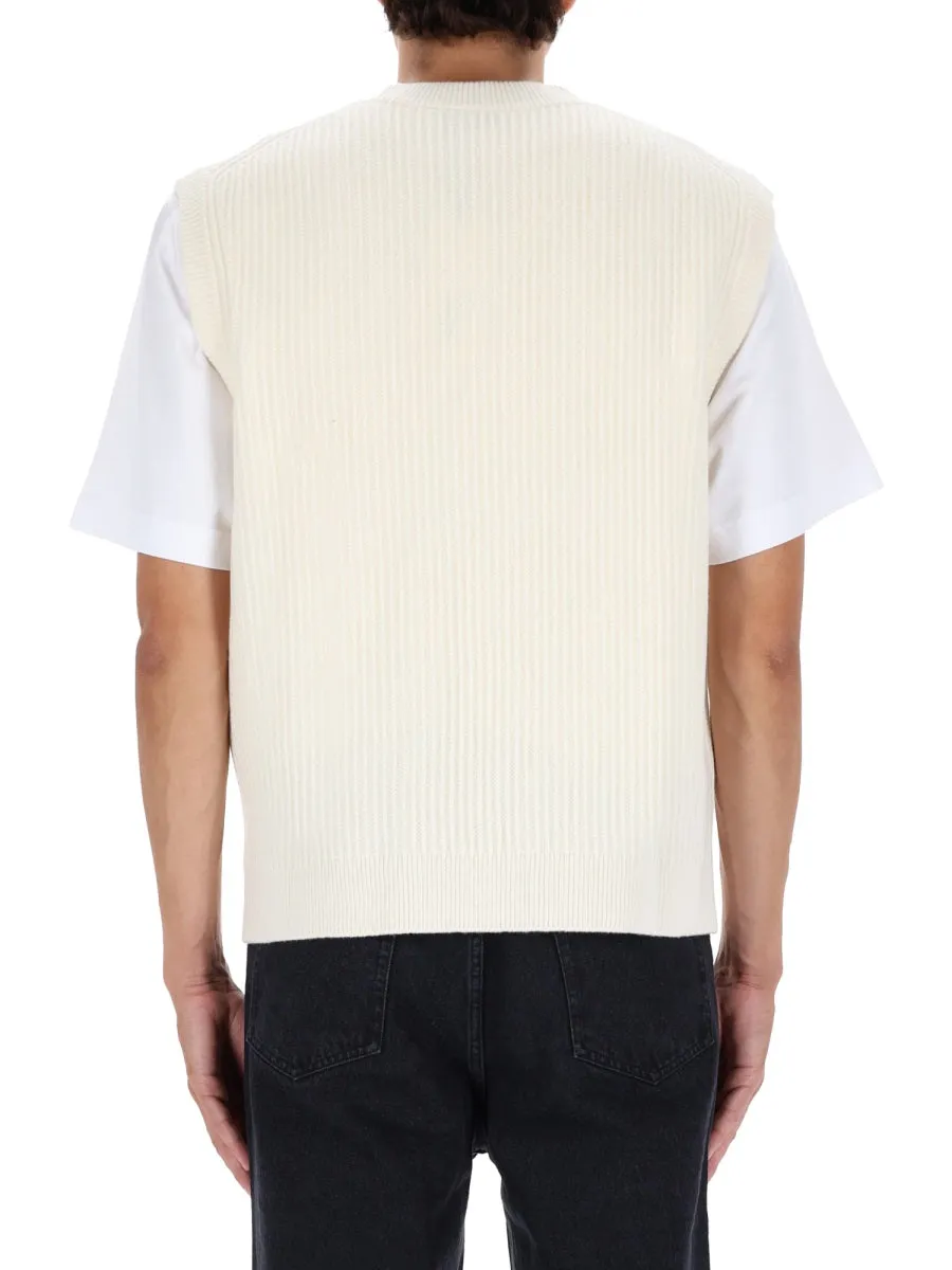 Ribbed Vest With Fox Patch sold by Wanan Luxury product image thumbnail 3