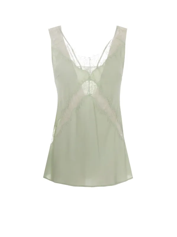 Lydia Satin Top sold by Wanan Luxury