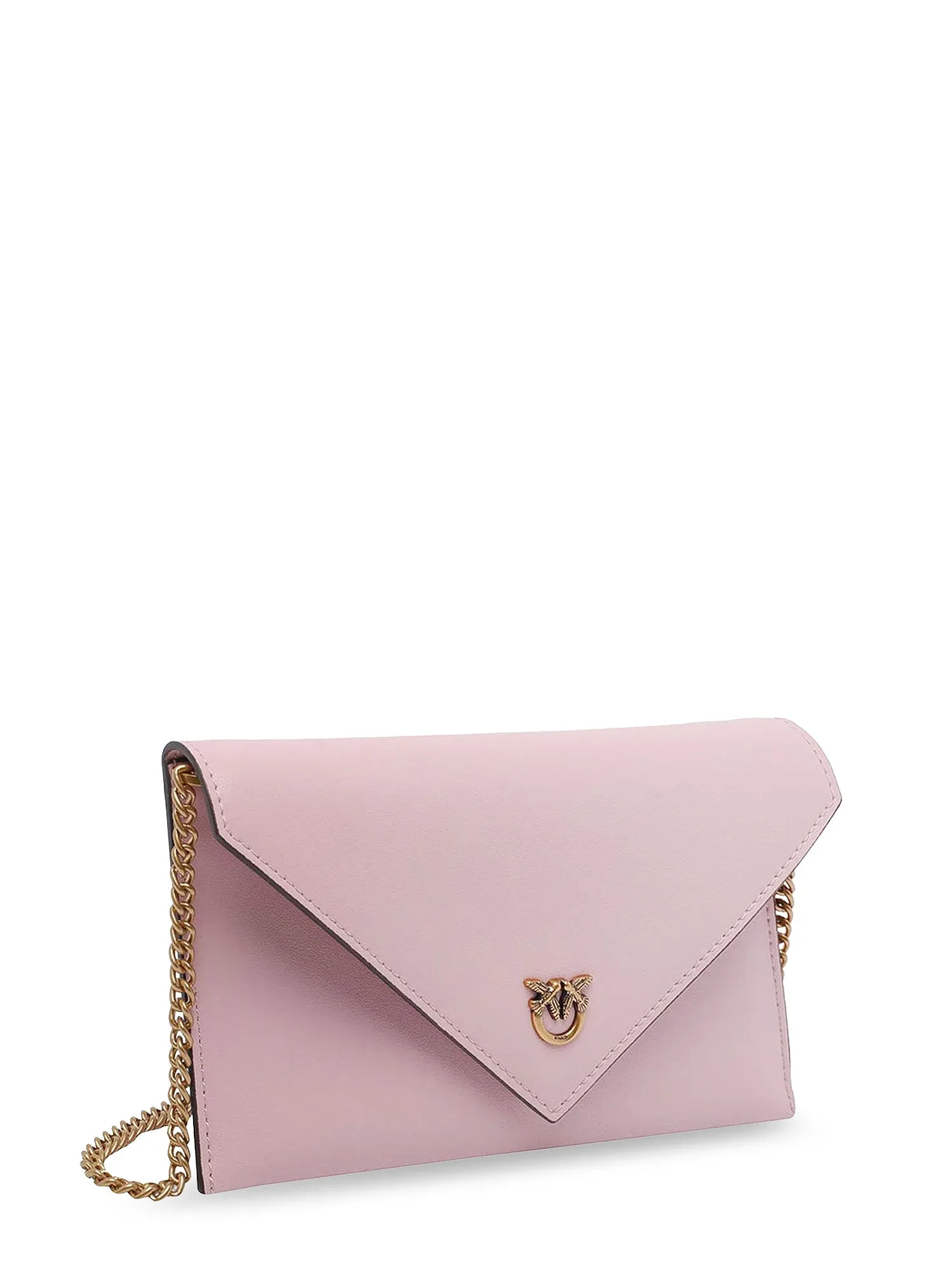 Leather Clutch Bag With Metal Love Birds Logo sold by Wanan Luxury product image thumbnail 3