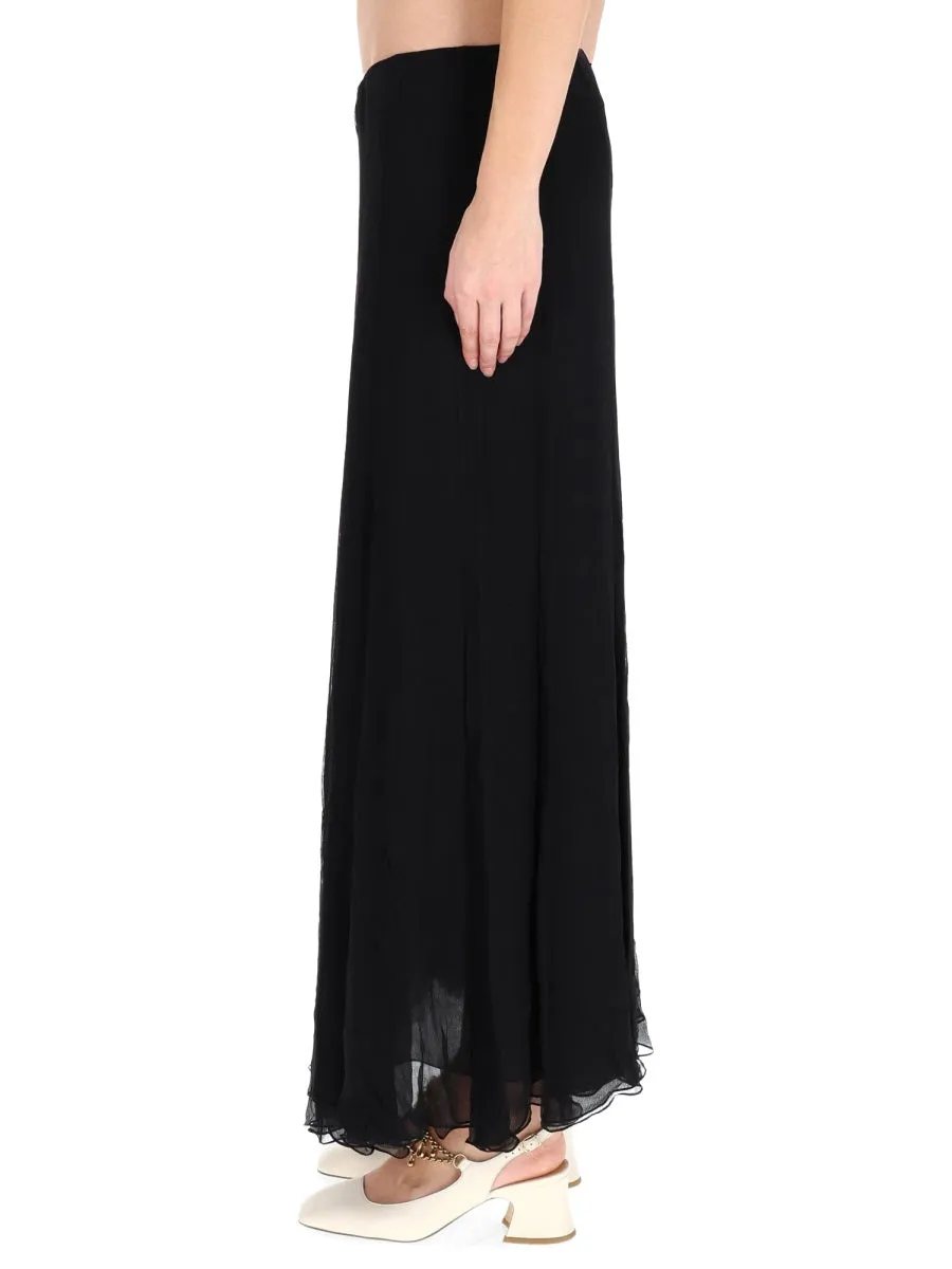 Silk Muslin Maxi Skirt sold by Wanan Luxury product image thumbnail 3