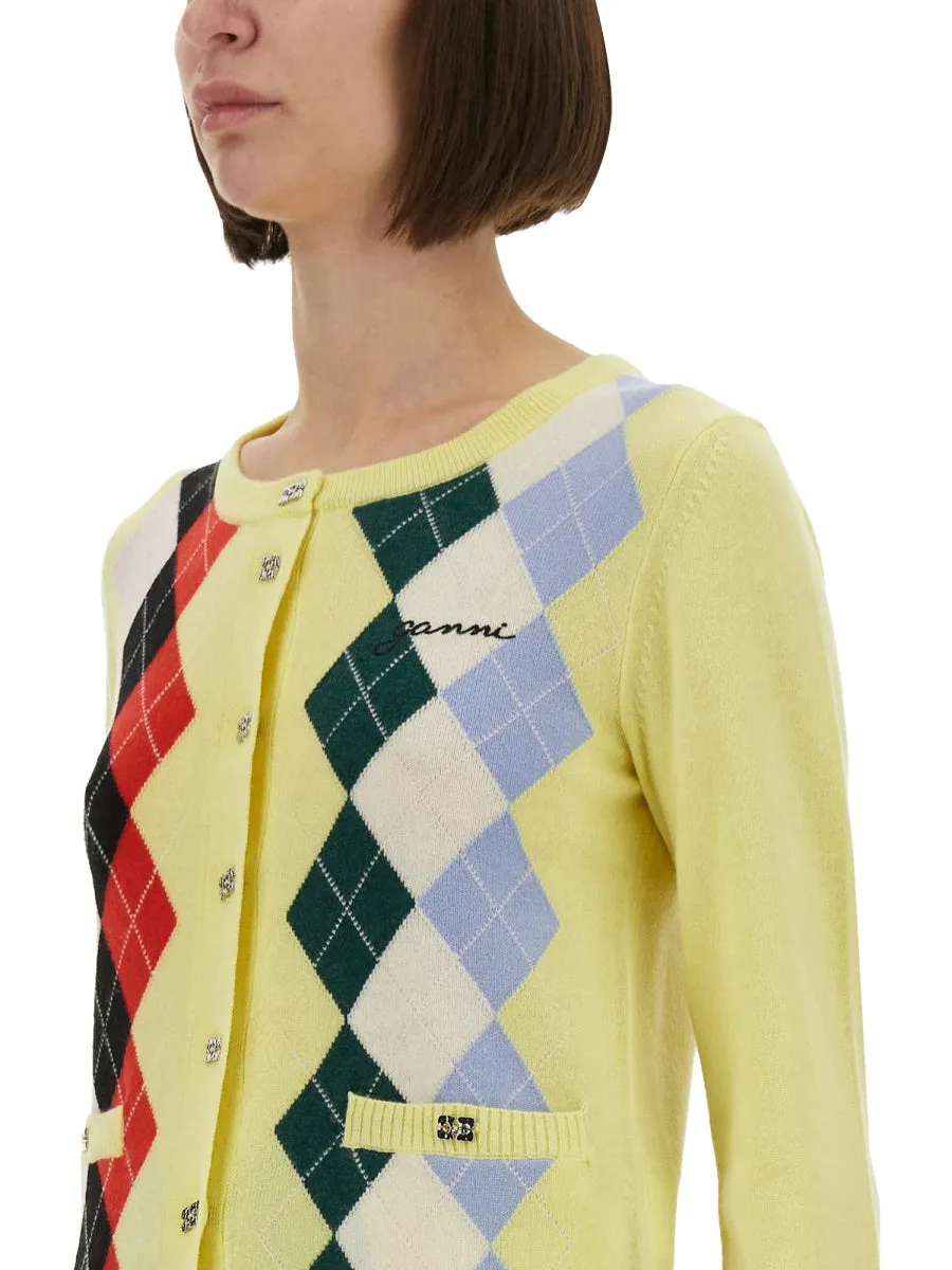 Jacquard Cashmere Cardigan sold by Wanan Luxury product image thumbnail 4