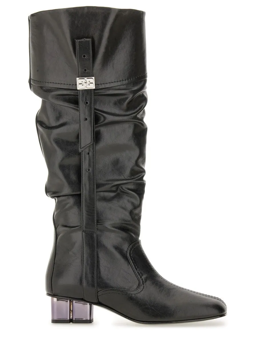 Slouchy Boot "Butterfly" sold by Wanan Luxury