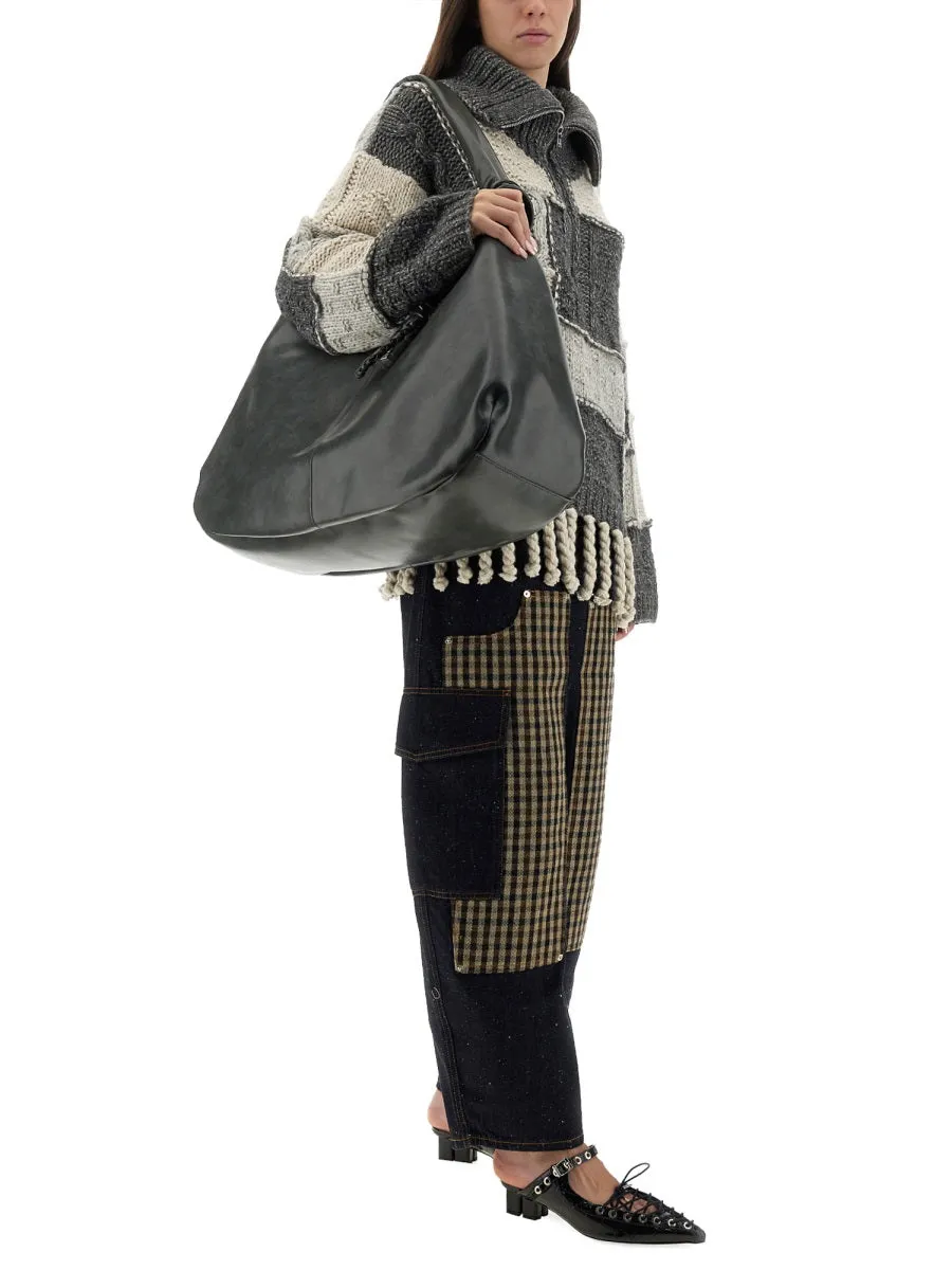 Patchwork Jersey With Bangs sold by Wanan Luxury product image thumbnail 2