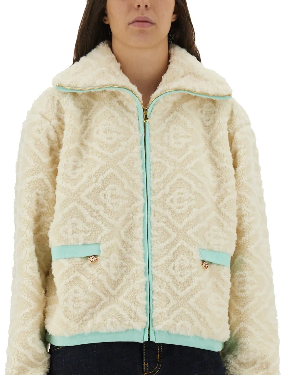 Monogrammed Fleece Jacket sold by Wanan Luxury product image thumbnail 4