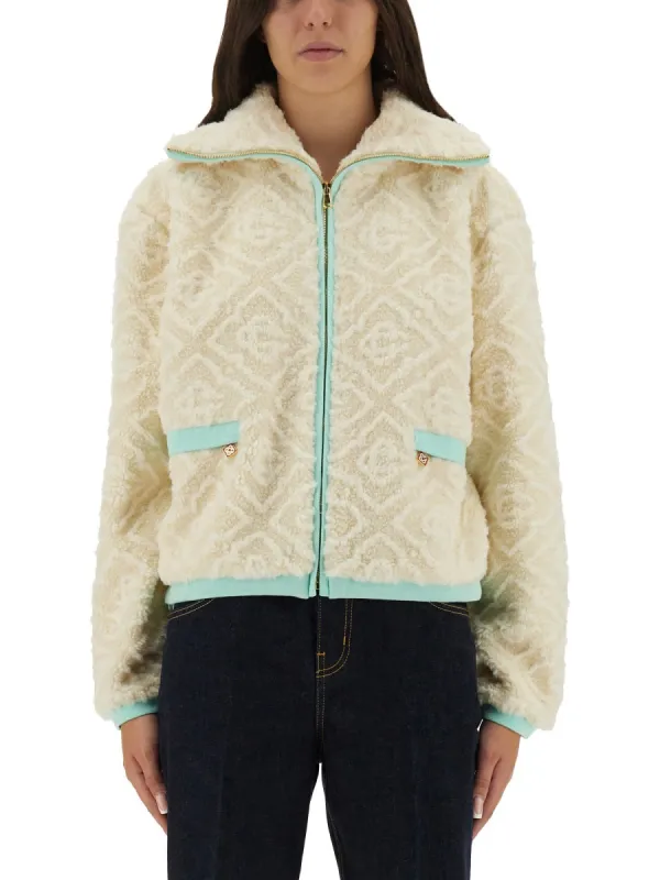 Monogrammed Fleece Jacket made by Casablanca