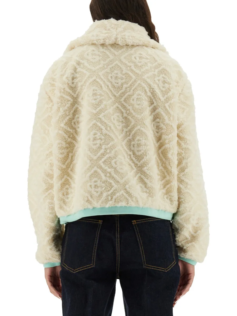 Monogrammed Fleece Jacket sold by Wanan Luxury product image thumbnail 3