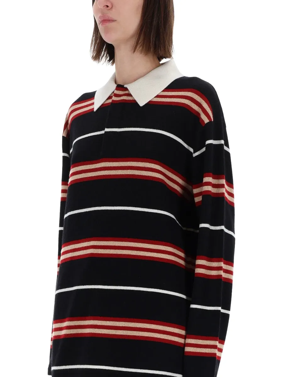 "Striped Rugby" Polo Shirt sold by Wanan Luxury product image thumbnail 4