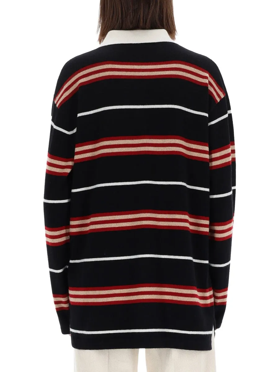 "Striped Rugby" Polo Shirt sold by Wanan Luxury product image thumbnail 3
