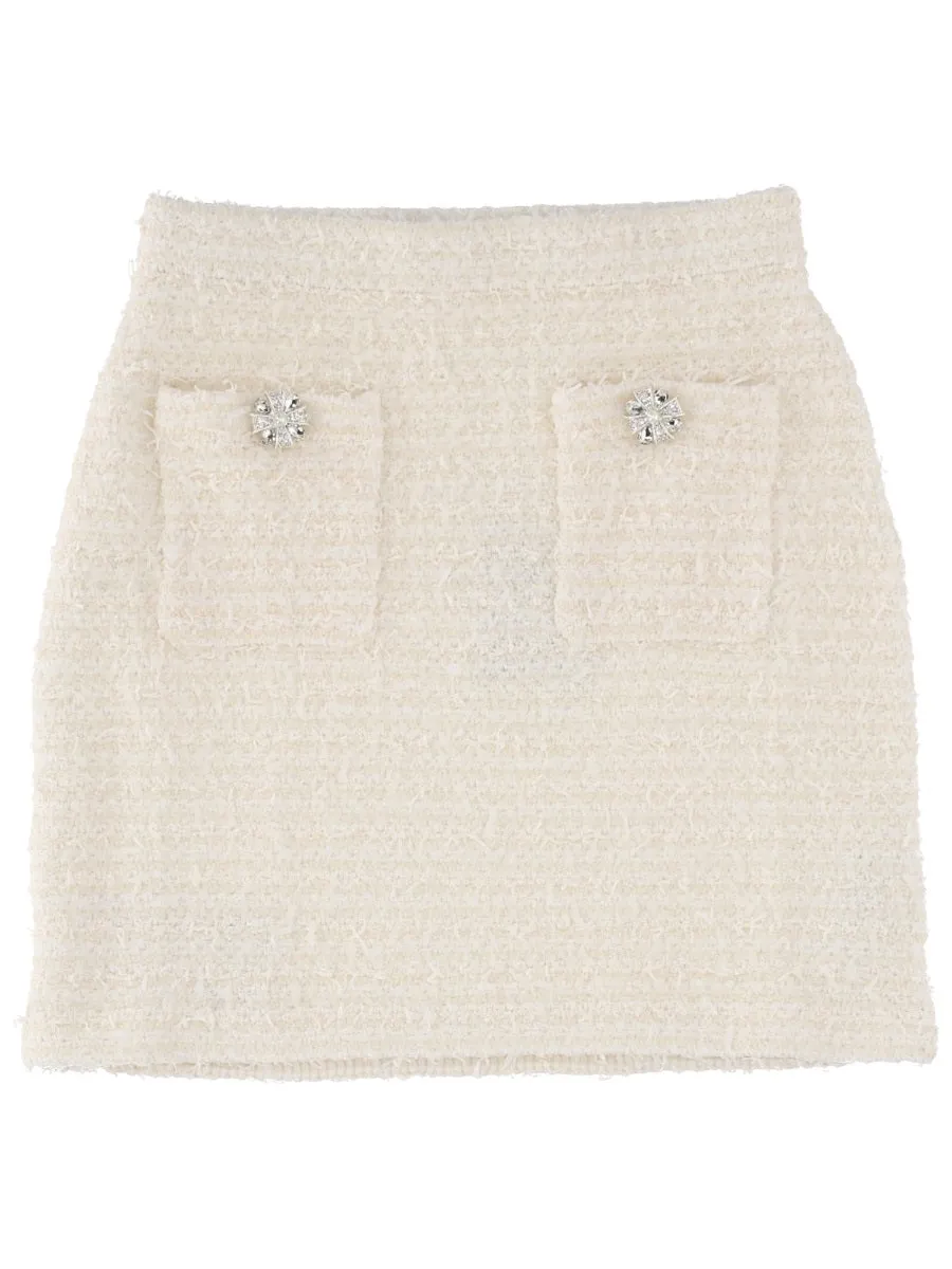 Wool Miniskirt sold by Wanan Luxury
