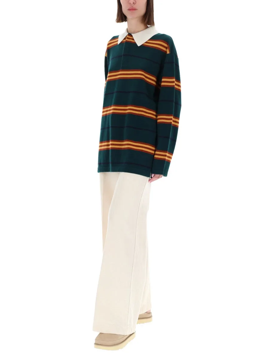 "Striped Rugby" Polo Shirt sold by Wanan Luxury product image thumbnail 2
