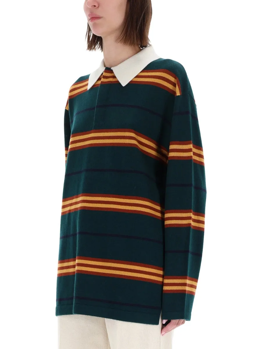 "Striped Rugby" Polo Shirt sold by Wanan Luxury product image thumbnail 4
