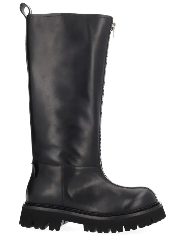 Boot "Zipper" made by Moschino