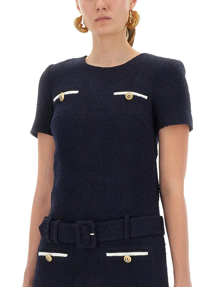 Mini Boucle Dress sold by Wanan Luxury product image thumbnail 4