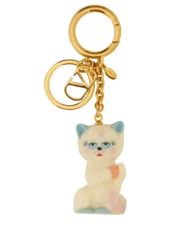 "Le Chat De La Maison" Keychain sold by Wanan Luxury