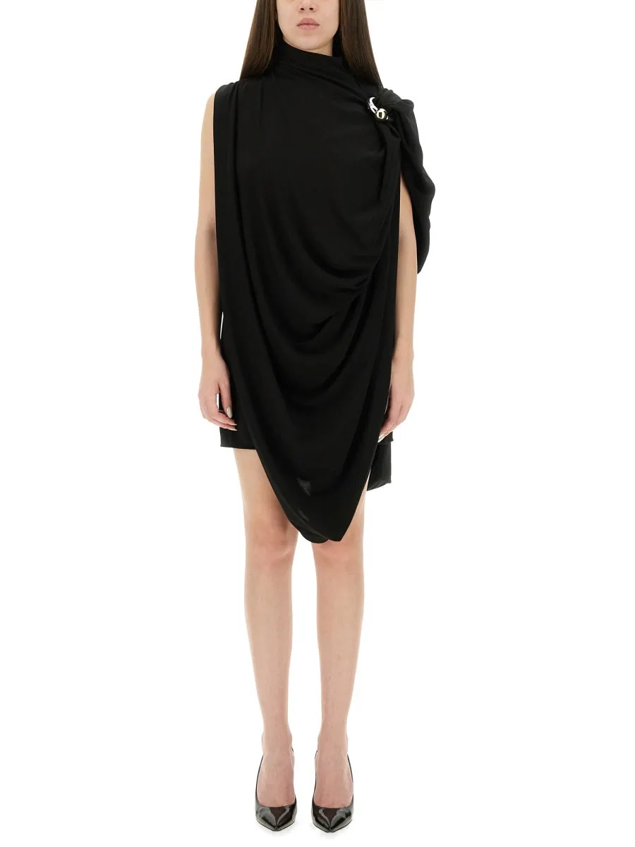 Draped Dress With Piercings sold by Wanan Luxury
