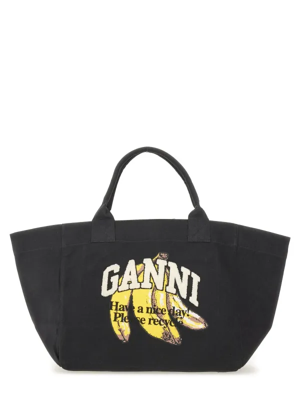 Banana Print Xxl Tote Bag sold by Wanan Luxury