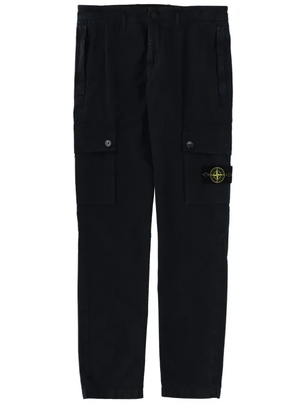 Cargo Pants With Logo Patch made by Stone Island