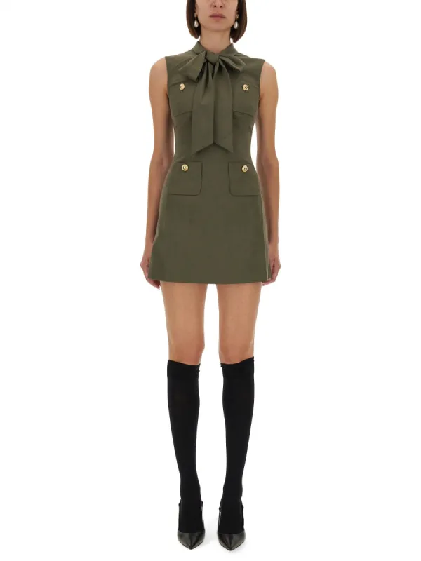 Twill Mini Dress made by Self-Portrait