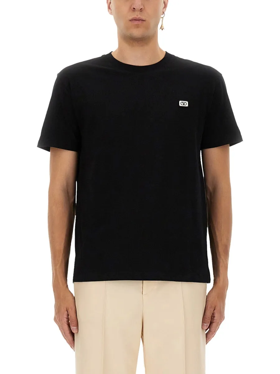 T-Shirt With Signature Vlogo sold by Wanan Luxury