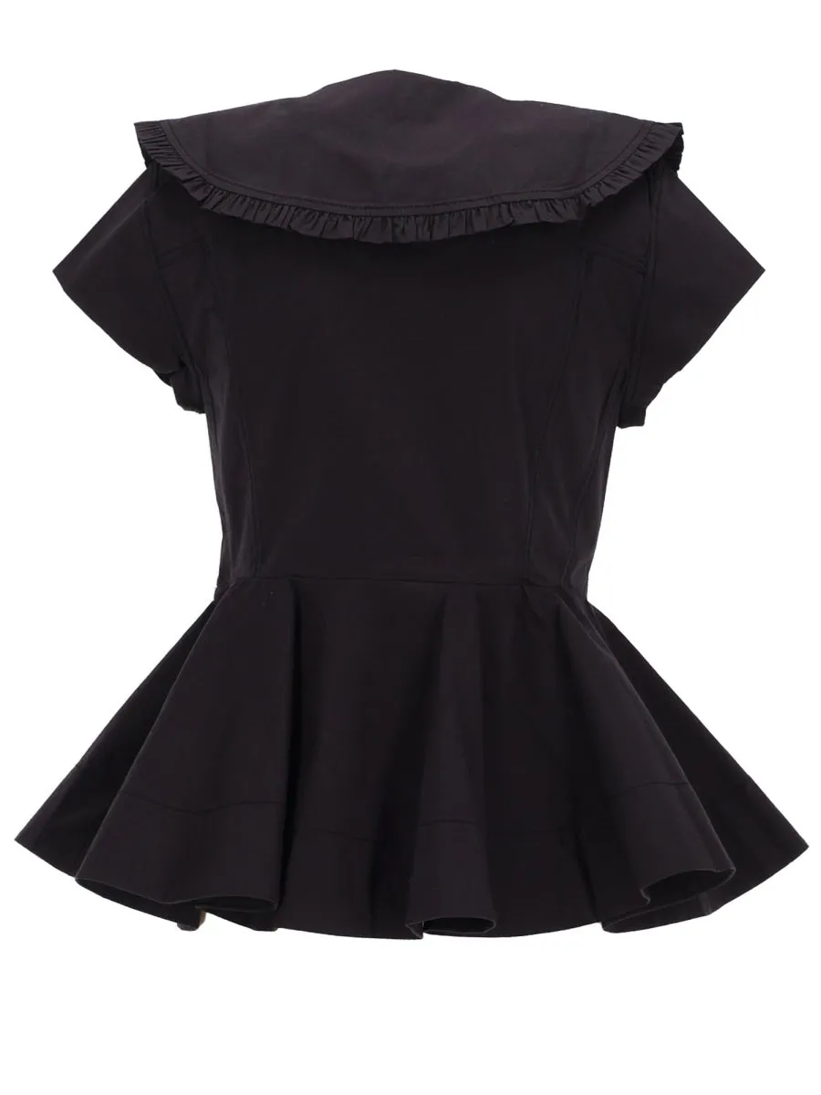 Ruffle Shirt sold by Wanan Luxury product image thumbnail 2