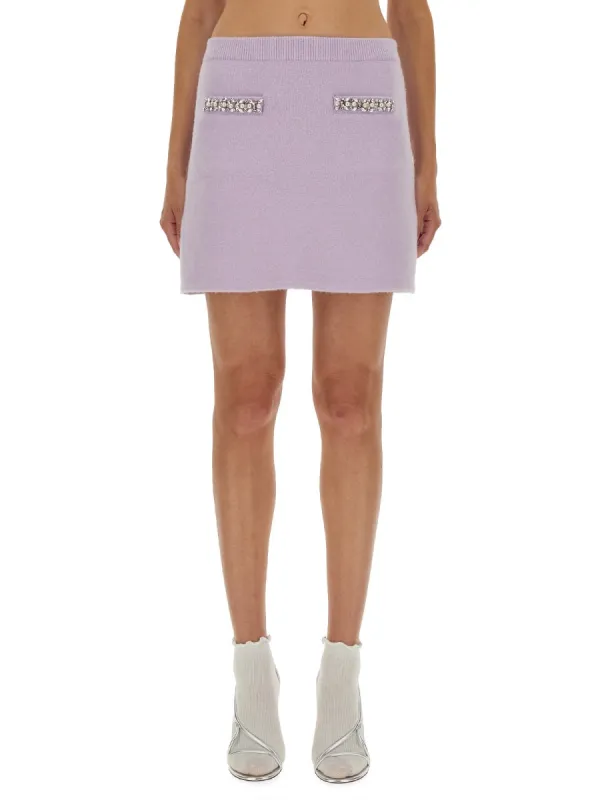 Knit Skirt With Crystals sold by Wanan Luxury