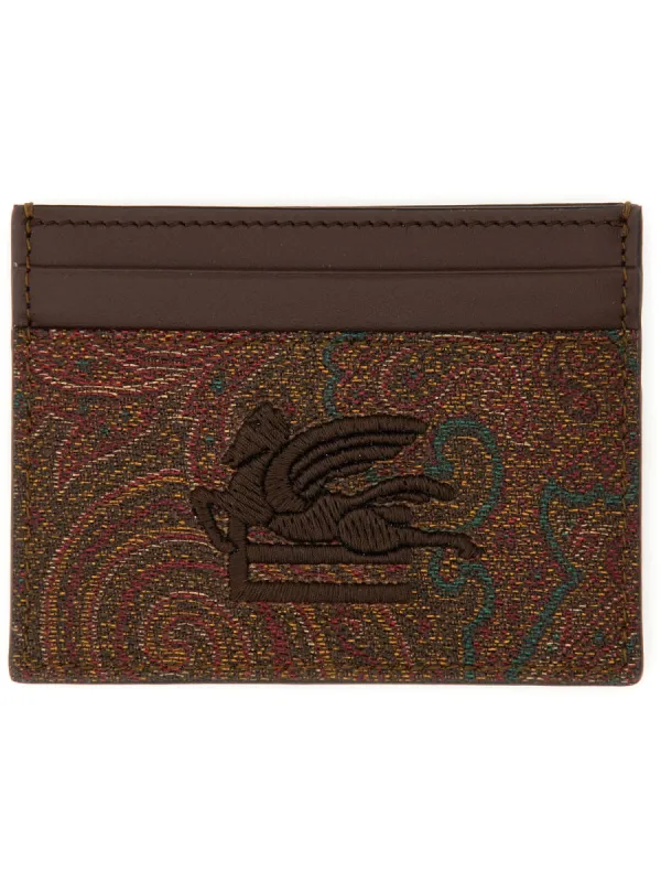 Paisley Print Card Holder sold by Wanan Luxury