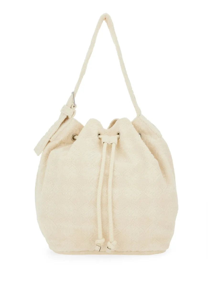 Oversized "T Monogram" Bucket Bag sold by Wanan Luxury