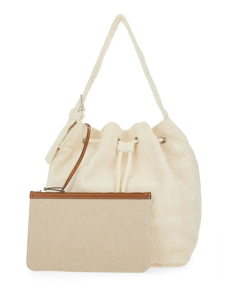 Oversized "T Monogram" Bucket Bag sold by Wanan Luxury product image thumbnail 3