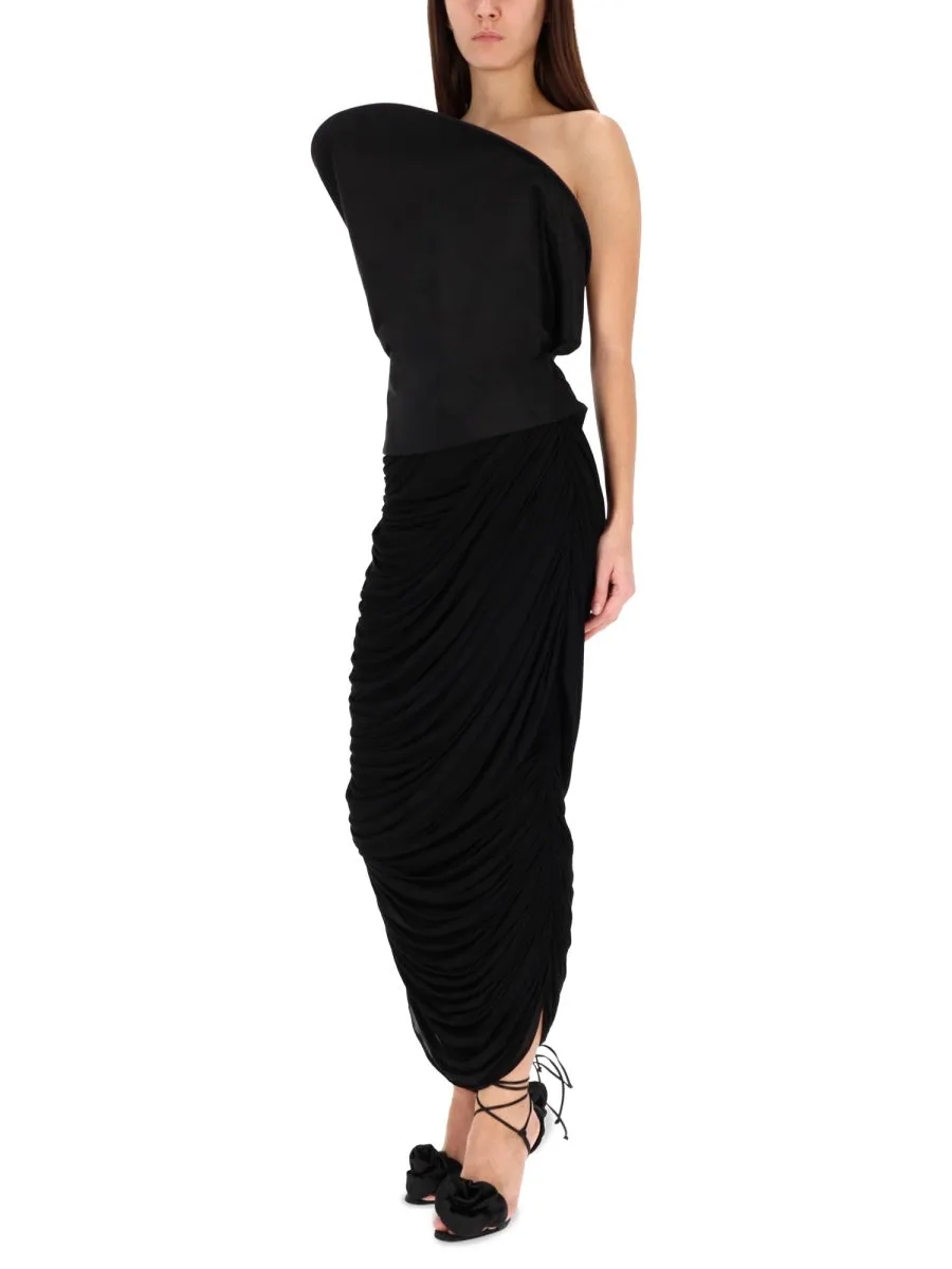 Draped Midi Skirt sold by Wanan Luxury product image thumbnail 2