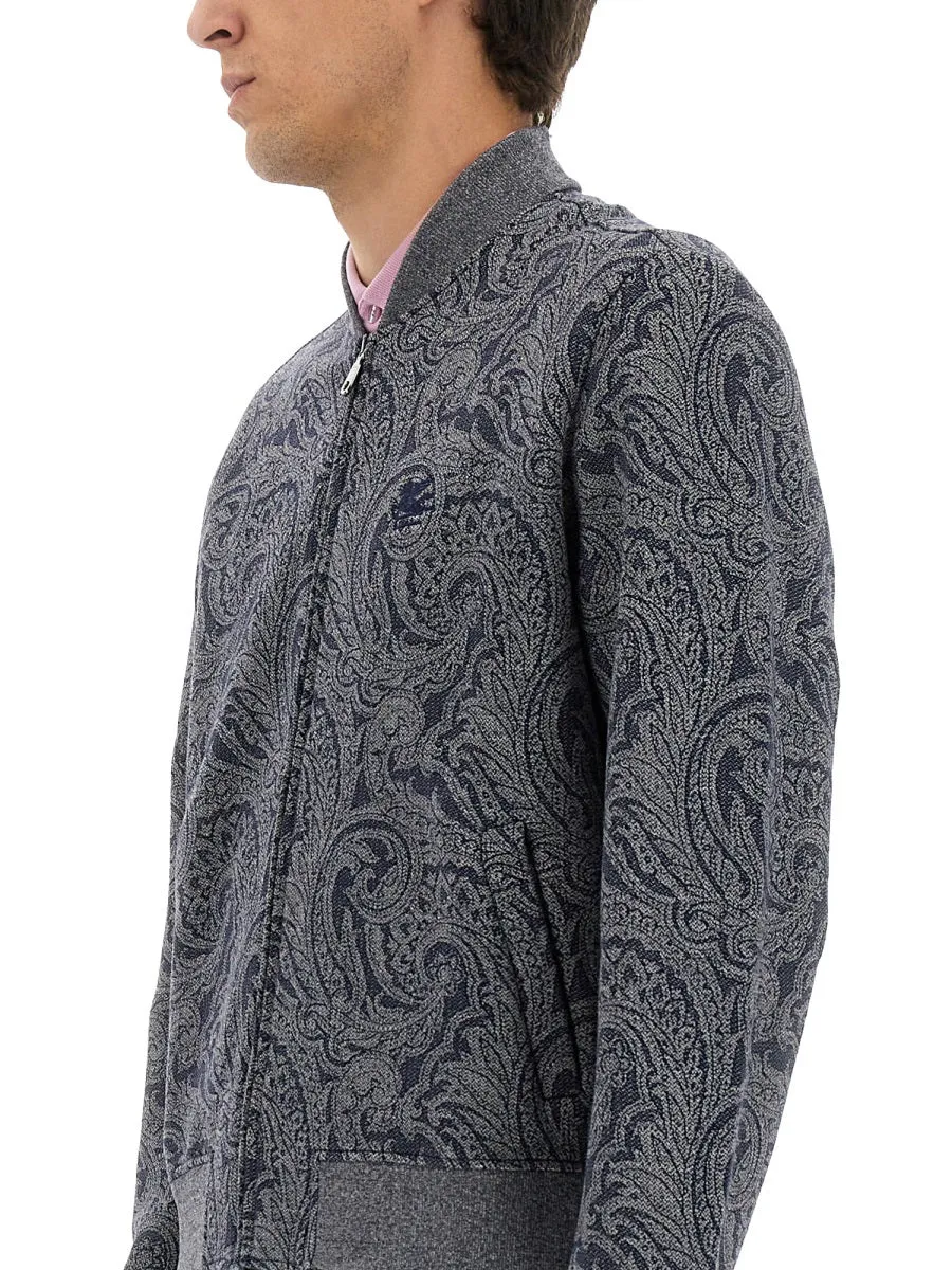 Jacquard Bomber Jacket With Logo sold by Wanan Luxury product image thumbnail 4