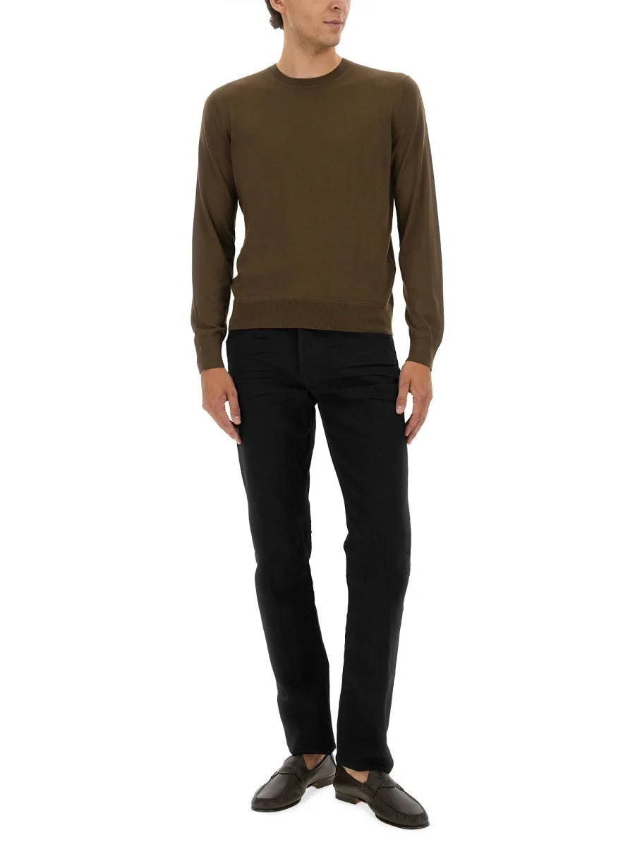 Fine Merino Virgin Wool Sweater sold by Wanan Luxury product image thumbnail 2