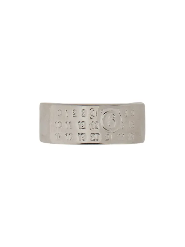 "Minimal Numeric" Band Ring sold by Wanan Luxury