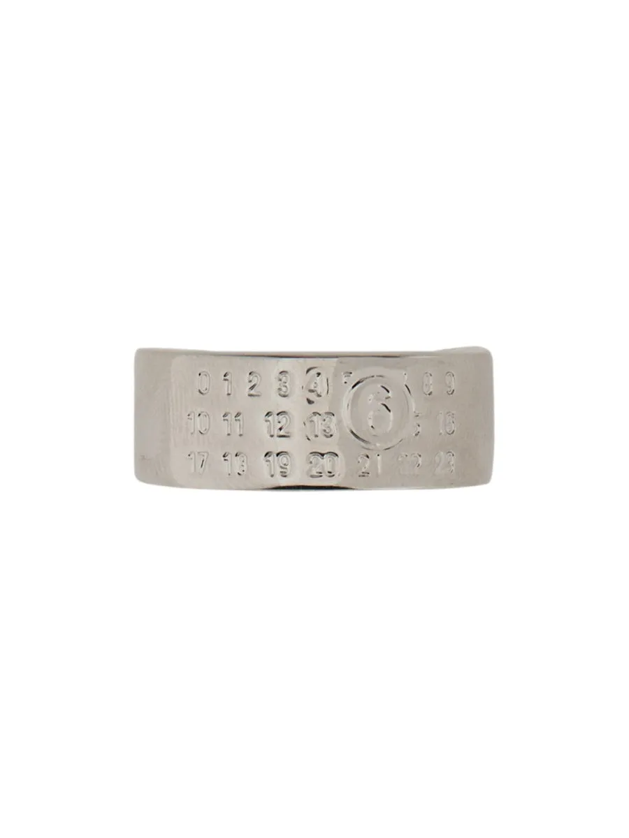 "Minimal Numeric" Band Ring sold by Wanan Luxury