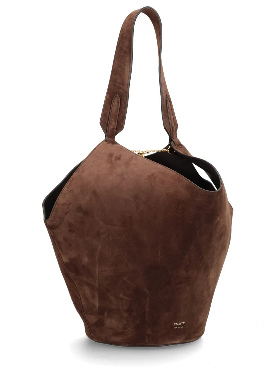 "Lotus" Tote Bag sold by Wanan Luxury product image thumbnail 3