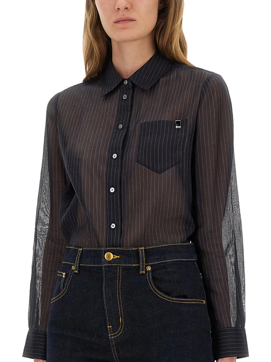 Striped Cotton Shirt sold by Wanan Luxury product image thumbnail 4