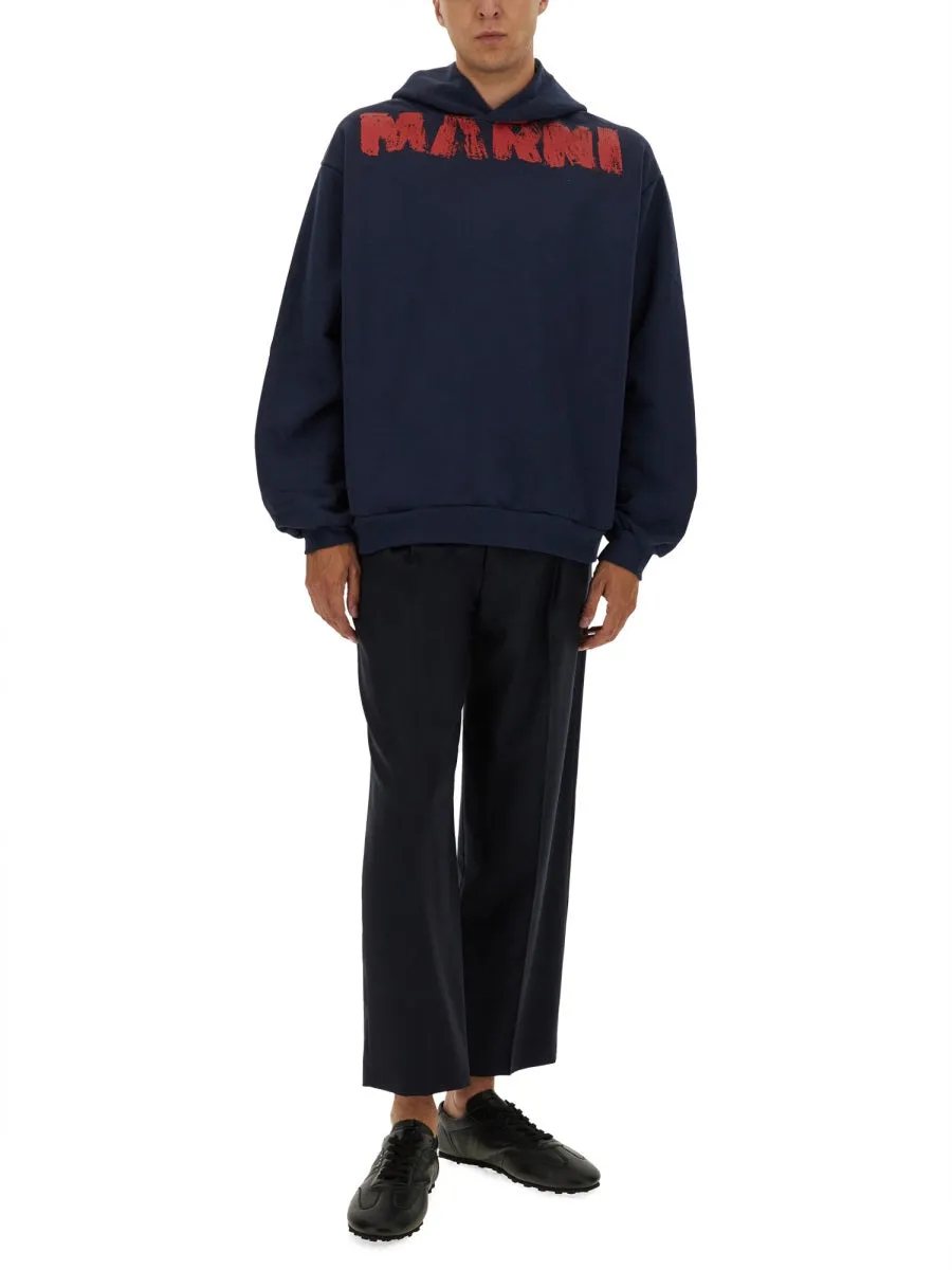 Sweatshirt With Maxi Logo Print sold by Wanan Luxury product image thumbnail 2