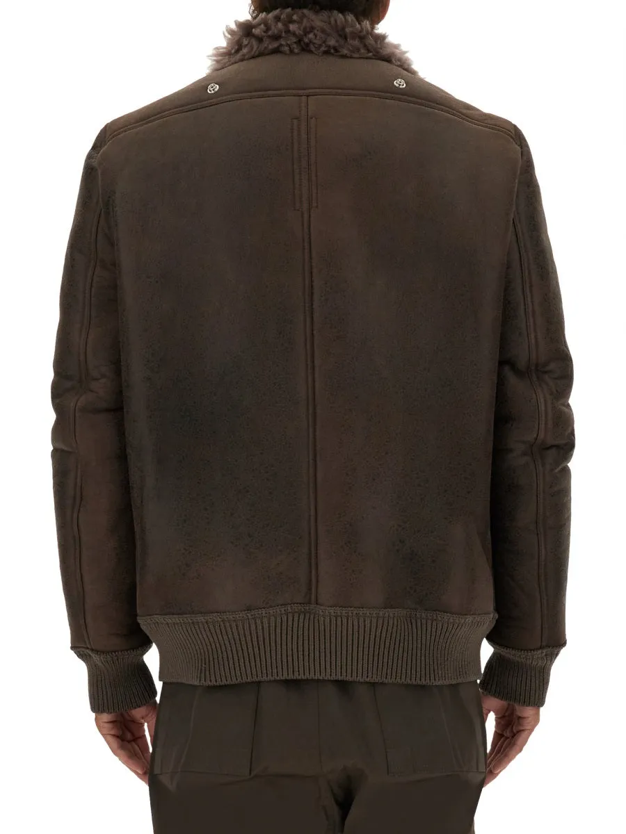 Leather Bomber Jacket sold by Wanan Luxury product image thumbnail 3