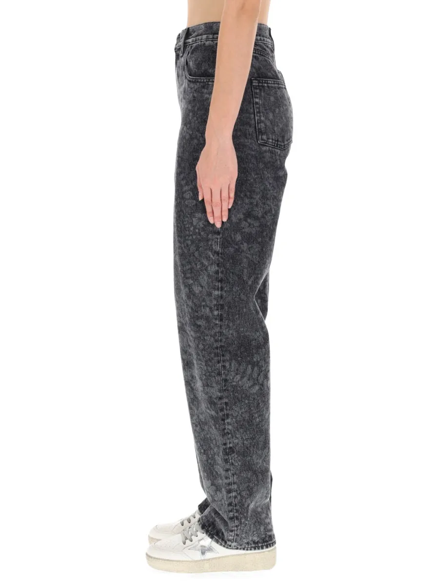 Jeans With Floral Pattern sold by Wanan Luxury product image thumbnail 3