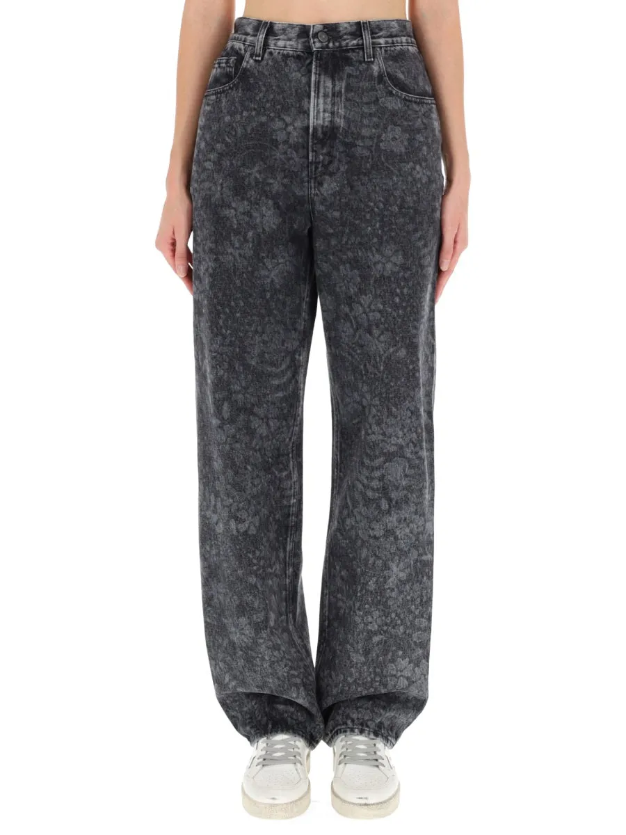 Jeans With Floral Pattern sold by Wanan Luxury