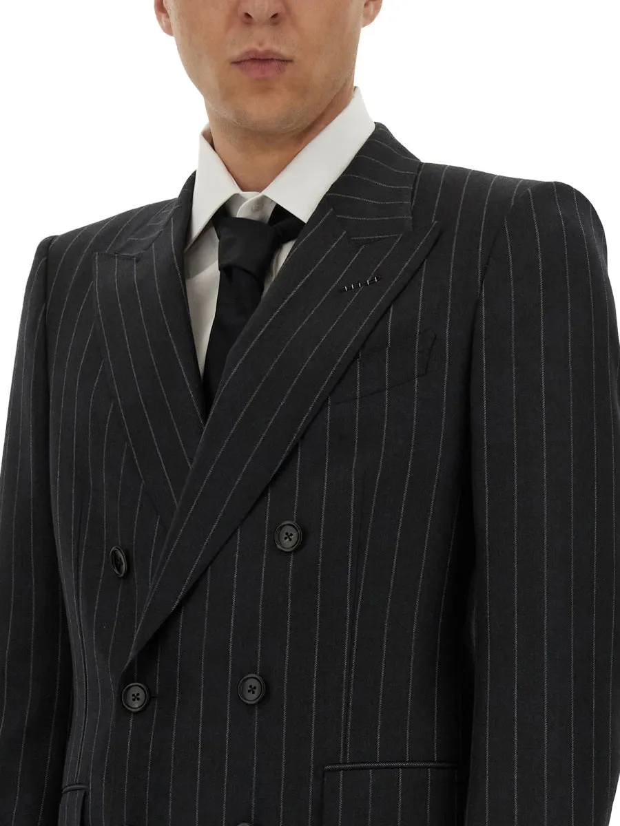Pinstripe Suit "Dyllan" sold by Wanan Luxury product image thumbnail 2