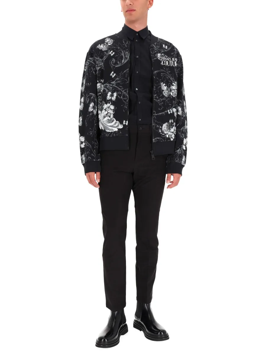 Cotton Fleece Bomber Jacket sold by Wanan Luxury product image thumbnail 2