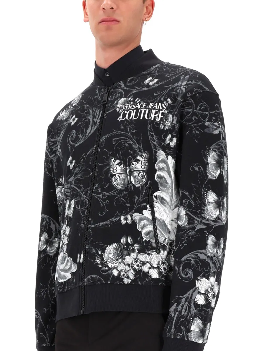 Cotton Fleece Bomber Jacket sold by Wanan Luxury product image thumbnail 3