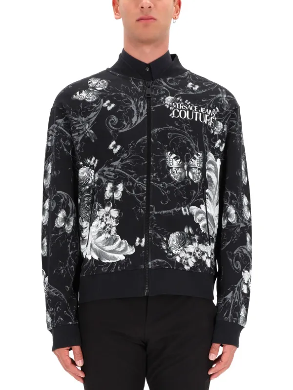 Cotton Fleece Bomber Jacket sold by Wanan Luxury